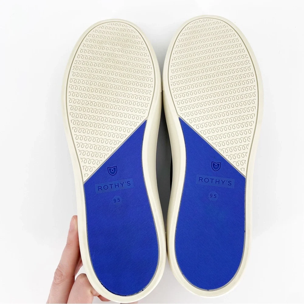 Rothy's The Chelsea Black Hi Top Sneaker Sporty Pull On Shoes Women’s Knit Boot - Picture 9 of 9